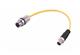 M12 X-cod 8-pol st/PFT m/f PUR 2.0m