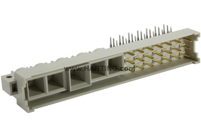 DIN MALE TYPE MH W/ANGLED SOLDER
