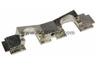 DIN-Power round cable insert 2x11-m