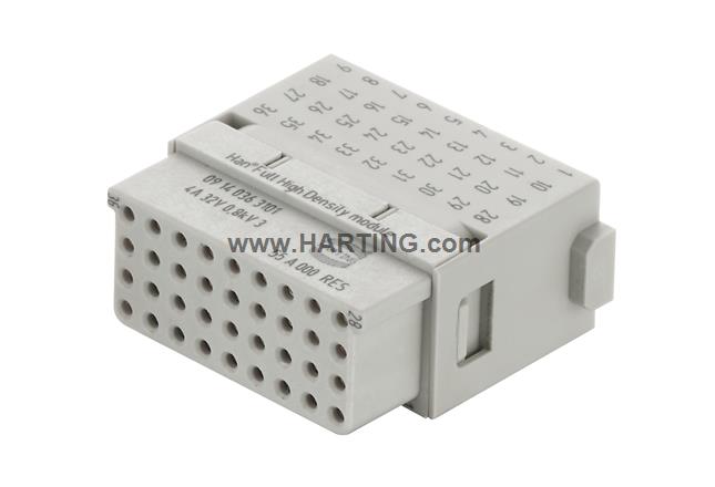 Han Full High Density Module, crimp-F