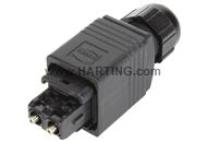 Han PushPull SCRJ POF Plastic