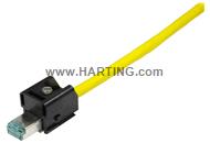 Han3A RJ45 GL Cat6A plug insert 8p