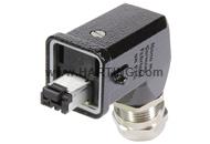 RJI IP67 DATA PLUG metal angl HAN3MCOMP