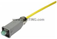 Han3A RJ45 GL Cat6A plug 8p met