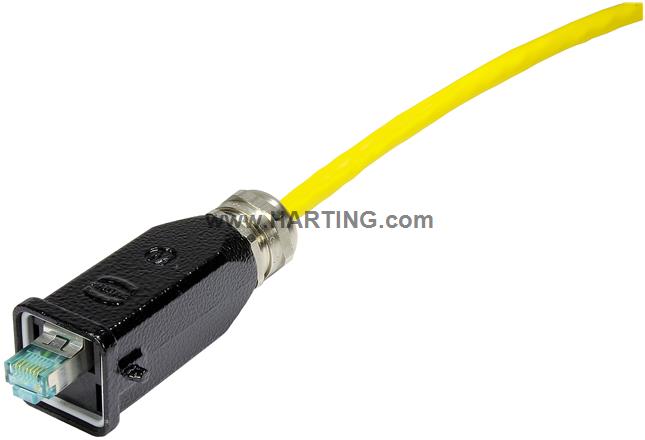 Han3M RJ45 GL Cat6A plug 8p met.