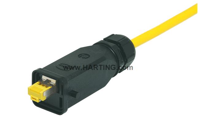 Han3A RJ45 10G Cat6 plug 8p IDC plastic