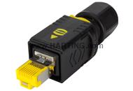 PushPull V4 plug, RJ45, Cat.6, IDC