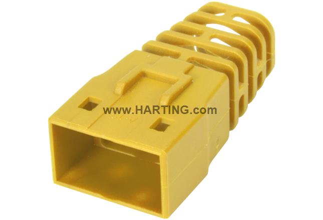 RJI RJ45 Compact boot yellow 6,5mm (100)