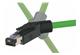 RJI RJ45 PN plug Cat5, 4p IDC angled