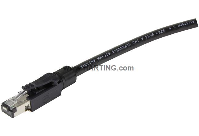 RJI RJ45 PN plug Cat.5 IDC 4p RAIL