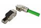 RJI MF-PN RJ45 plug Cat5, 4p IDC angled