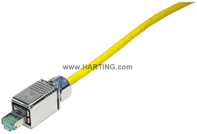 HPP V4 RJ45 GL plug Cat6A 8p, met.