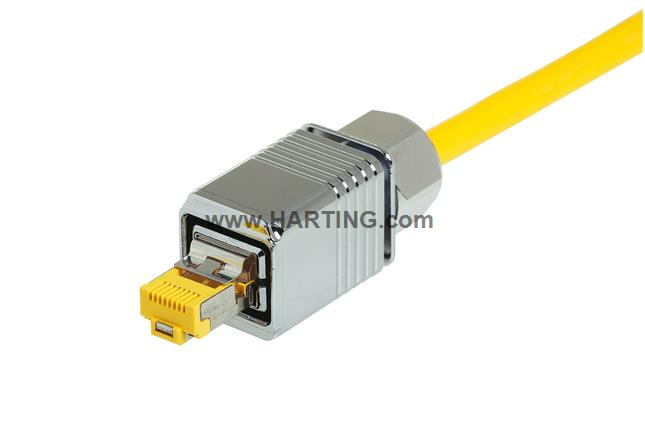 HPP V4 RJ45 10G plug Cat6 8p, metal