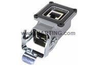 Han3A RJ45 PFT angled (4 hole)