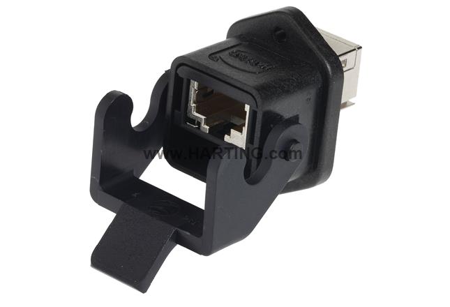 RJI Han 3A RJ45 PFT Cat. 6A Plastic