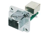 Set  PP Metal PFT RJ45 PCB with 2 jacks