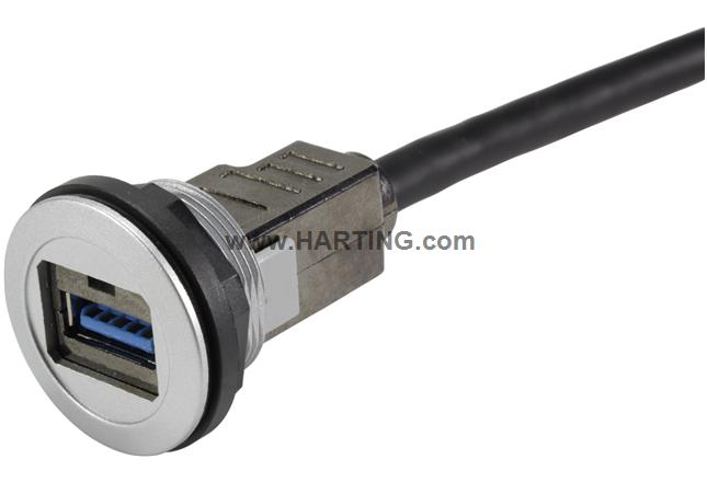 har-port USB 3.0 A-A PFT cable 1,0m