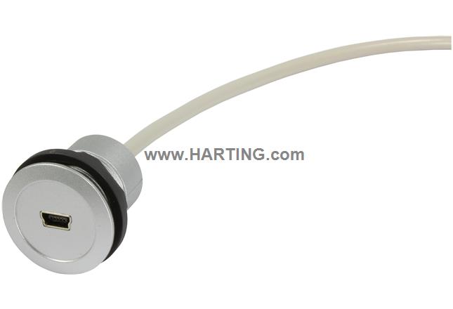 har-port USB 2.0 Mini-B ; 1,0m cable
