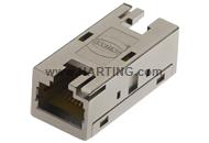 RJI RJ45 10G Cat6A, 8p IP20 coupler