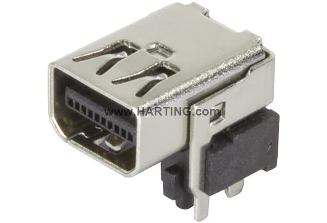 Mini Displayport receptacle