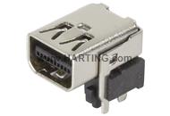 Mini Displayport receptacle