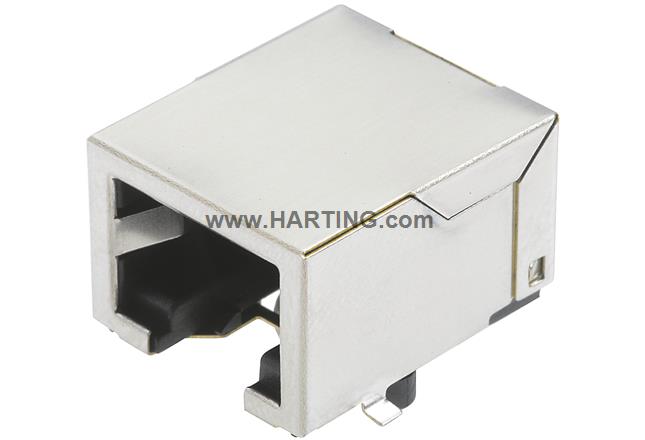 RJI RJ45 jack Cat.5 SMT angled T&R (130)