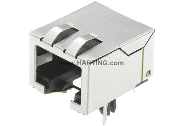 RJI RJ45 Jack Cat.5 THT angled, EMC