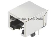 RJI RJ45 Jack Cat.5 THT angled