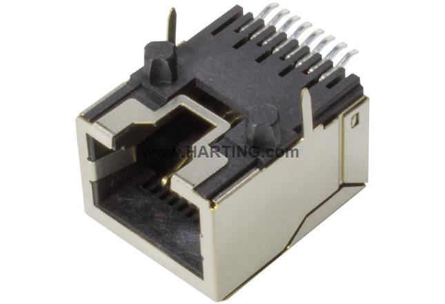 RJI RJ45 jack Cat.5 SMT 90° tape&reel