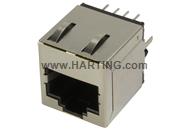 RJI RJ45 jack Cat.5 THR vert. 16x16 T&R