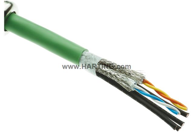 PN Type B Hybrid 4xAWG22/7 + 4x1.5, 10m