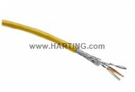 HARTING IE Cat.6A 4x2xAWG26/7 PUR, 50m