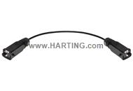RJI Han3A pla.Hyb. Cat6A+4x1,5  1.5m