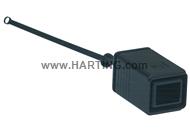 HPP dust cap device side plastic cord