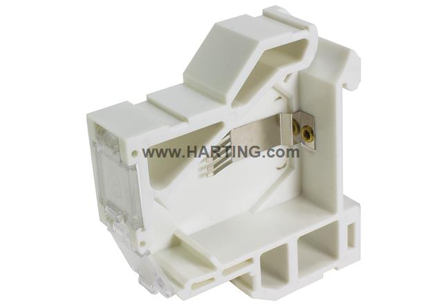 RJI DIN-rail outlet for keystone jacks