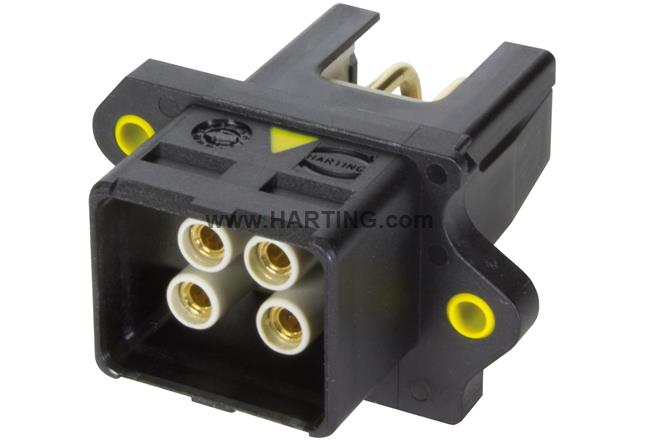 HARTING PushPull V4 WDF 48V/12A 4p THT