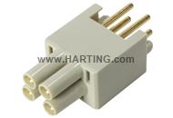 HPP V4 Power insert THT 48V/12A 4p vert.
