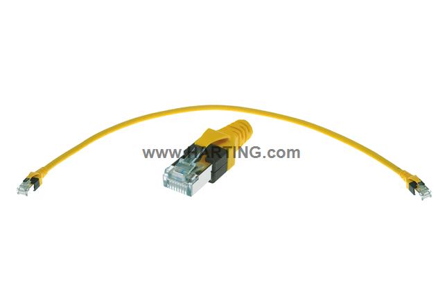 RJI cable 4x2xAWG26/7 CAT6A PUR, 0.4m