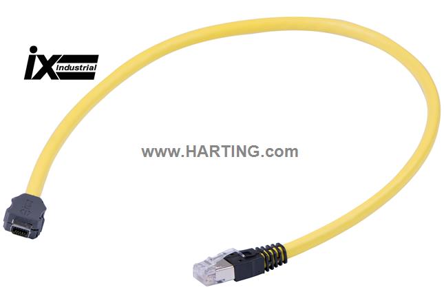 ix Type A - RJ45 AWG28 CAT6A PVC 10m