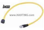 ix Type A - RJ45 AWG28 CAT6A PVC 0.6m