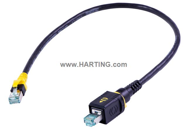 PPV4 2.0 RJ45 - RJ45 IP20 Cat6A PUR 15m