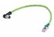 RJ45 - M12 d-code ang AWG22/7 PUR 0.5m