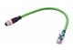 RJ45 - M12 d-code str AWG22/7 PUR 7.0m