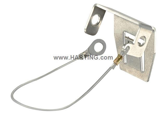 Locking element f. metal lever w. cord