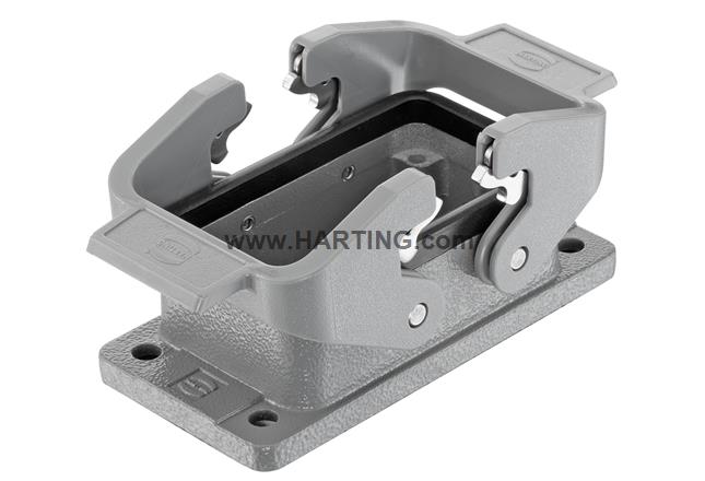 Han 10B-Base Panel 2Levers IP67