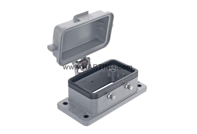 Han 10B-HBM IP 67 w. self-locking cover