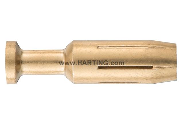 Han C F crimp contact 6 mm² Au/HMC