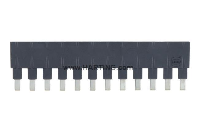 Jumper Along 1x12 black 16A