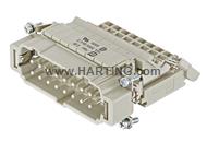 Han E AV 16 Pos. M Insert Term. Block Ri
