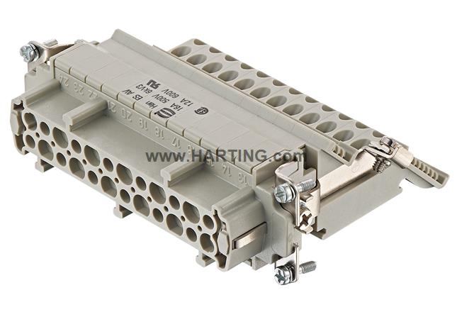 Han E AV 24 Pos. F Insert Term. Block Ri